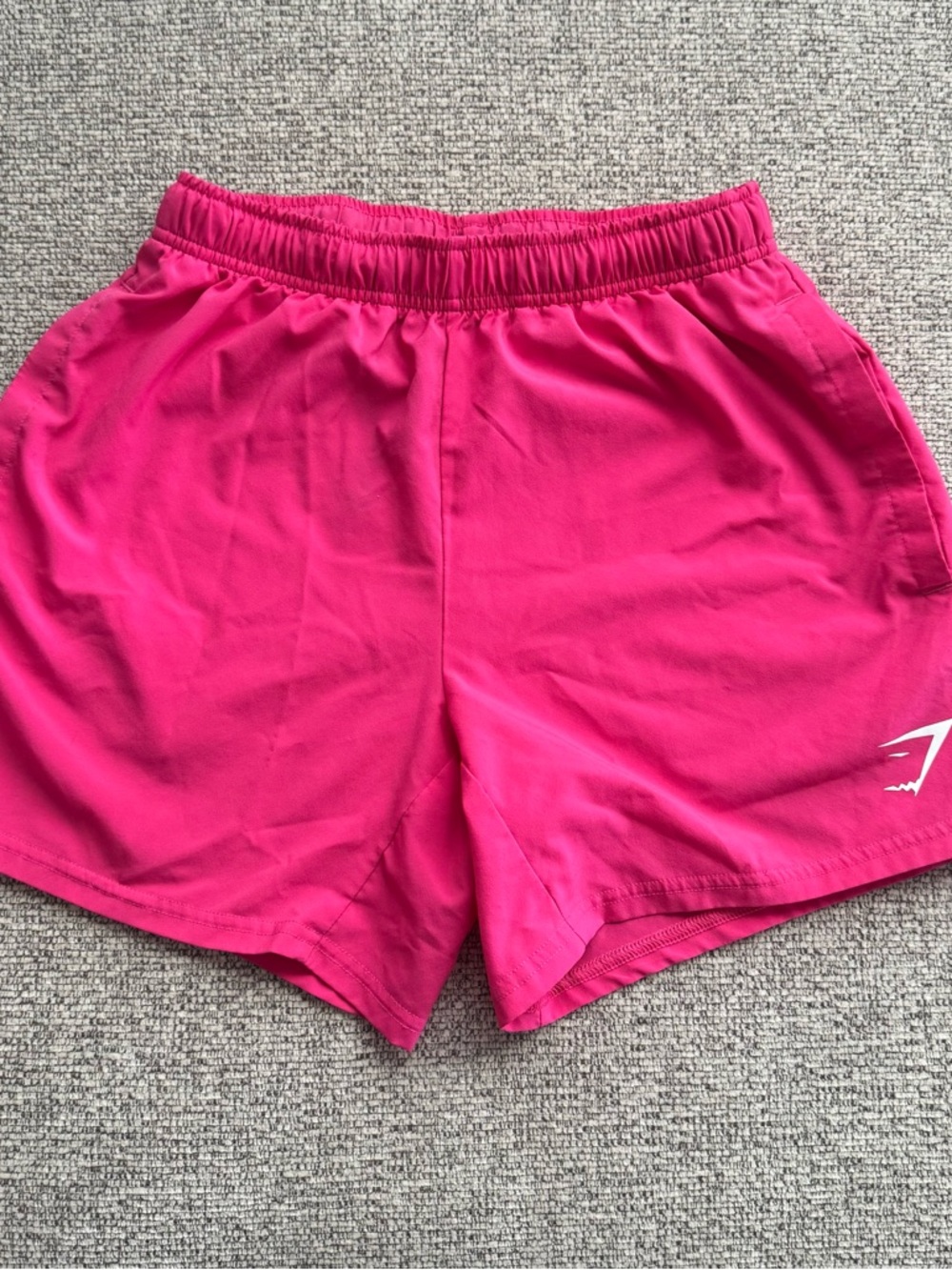 Gymshark Women's Bright Pink Athletic Shorts